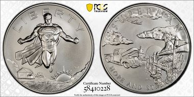 2025 Medal DC Comics - Superman 1oz Ag MS69