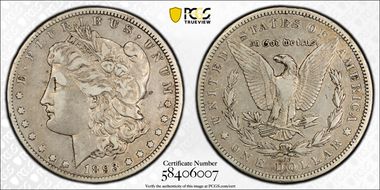 1893-CC $1 VF20