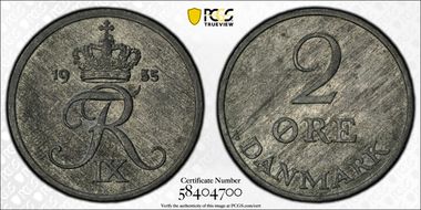 1955 NS 2 Øre KM-840.1 MS62
