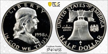 1958 50C PR67DCAM