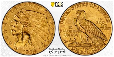 1928 $2.50 MS63