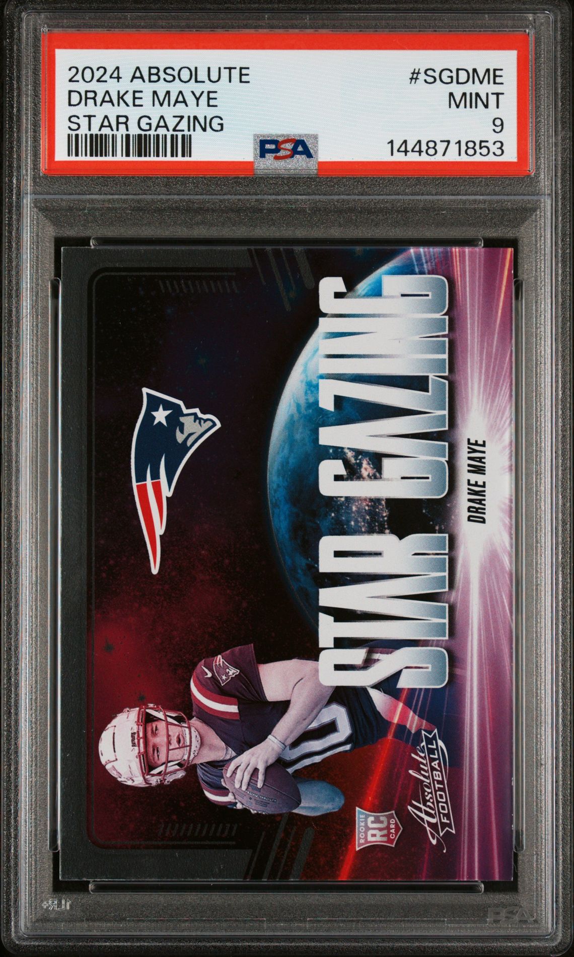 2024 Panini Panini Absolute Star Gazing #SGDME Drake Maye front