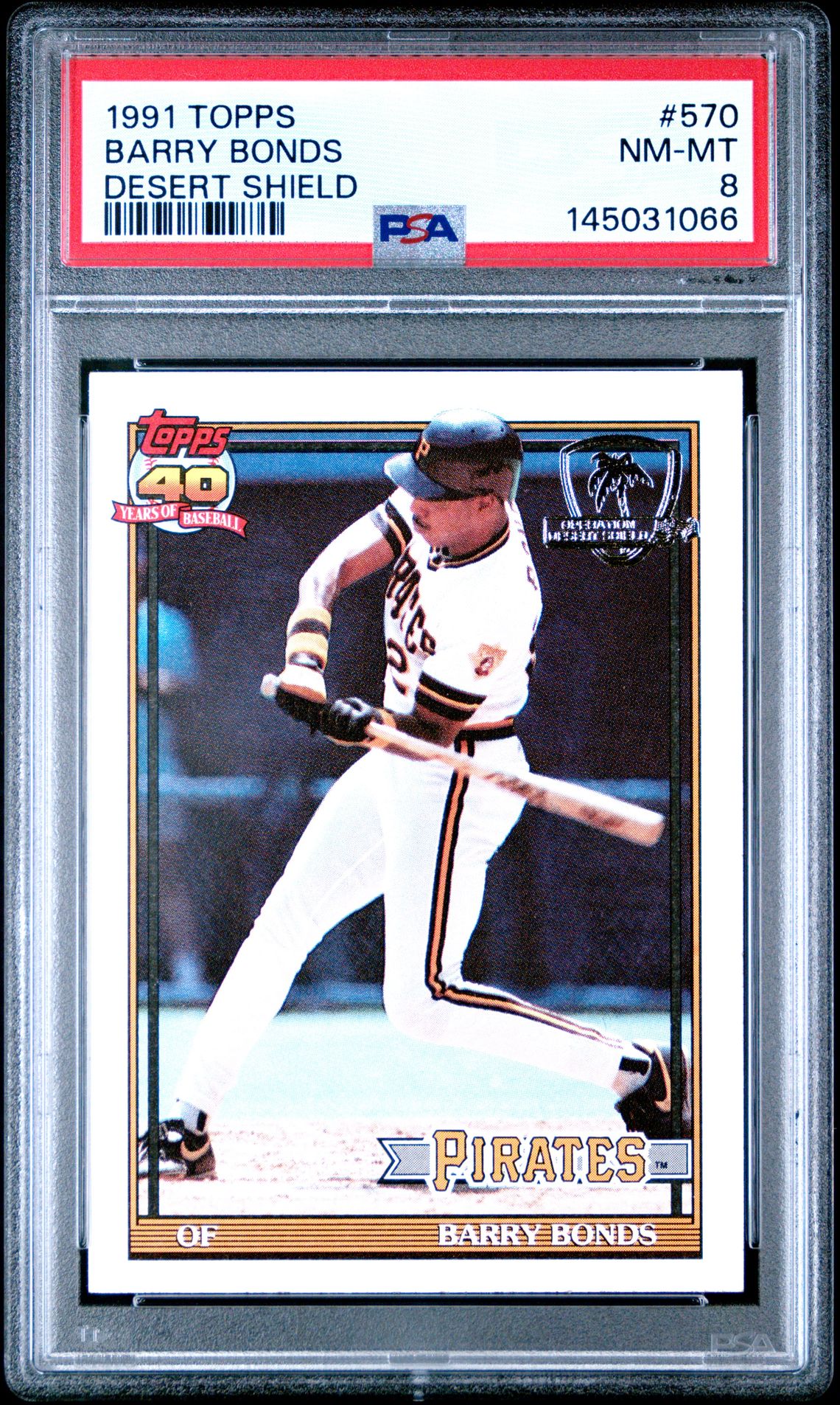 BONDS TOPPS DESERT SHIELD 1991