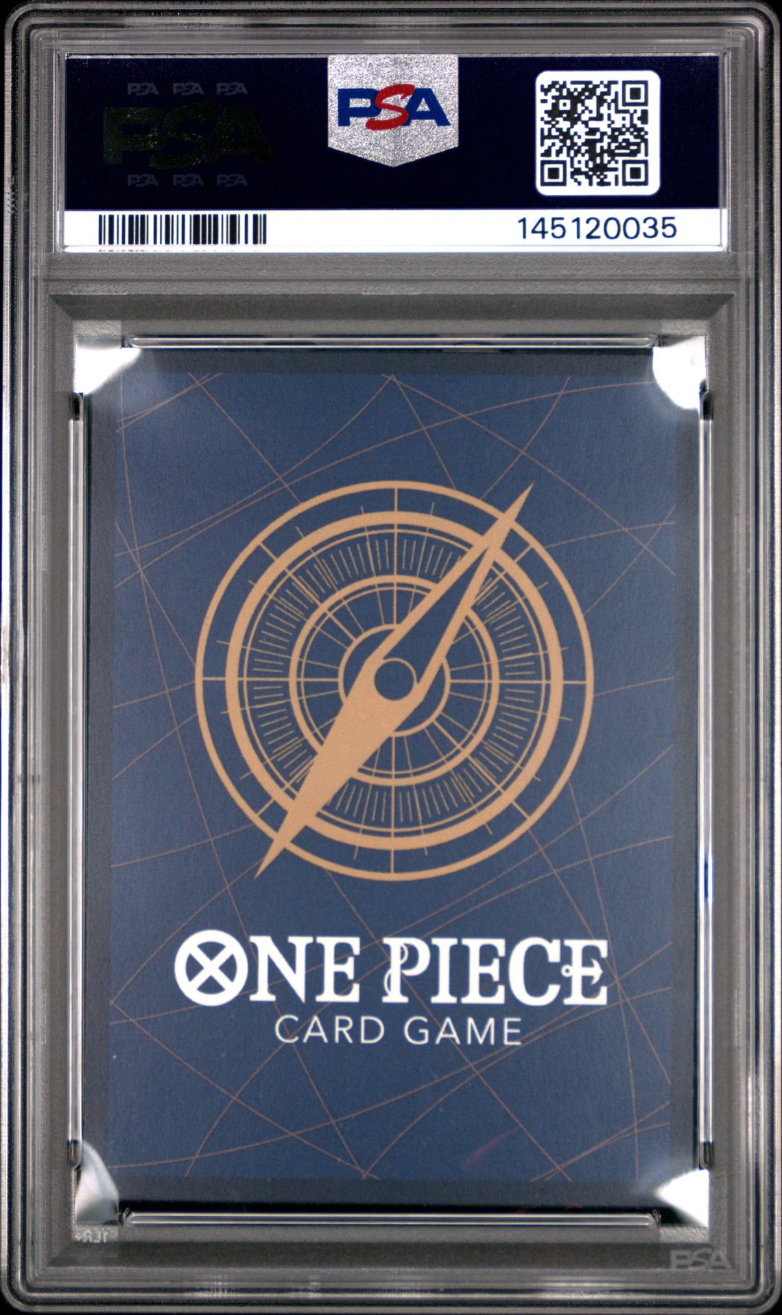 2025 One Piece 3Rd Anniversary! One Piece Card Treasure Campaign Pack Strong/All Out/Start #040 Gem Mt 10 back view - PSA certificate #145120035