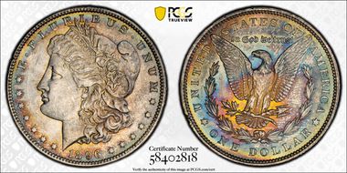 1896 $1 MS62