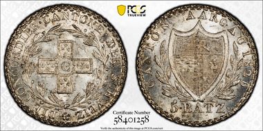1826 5 Batz MS67