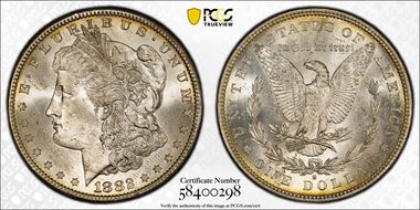 1882-S $1 MS64
