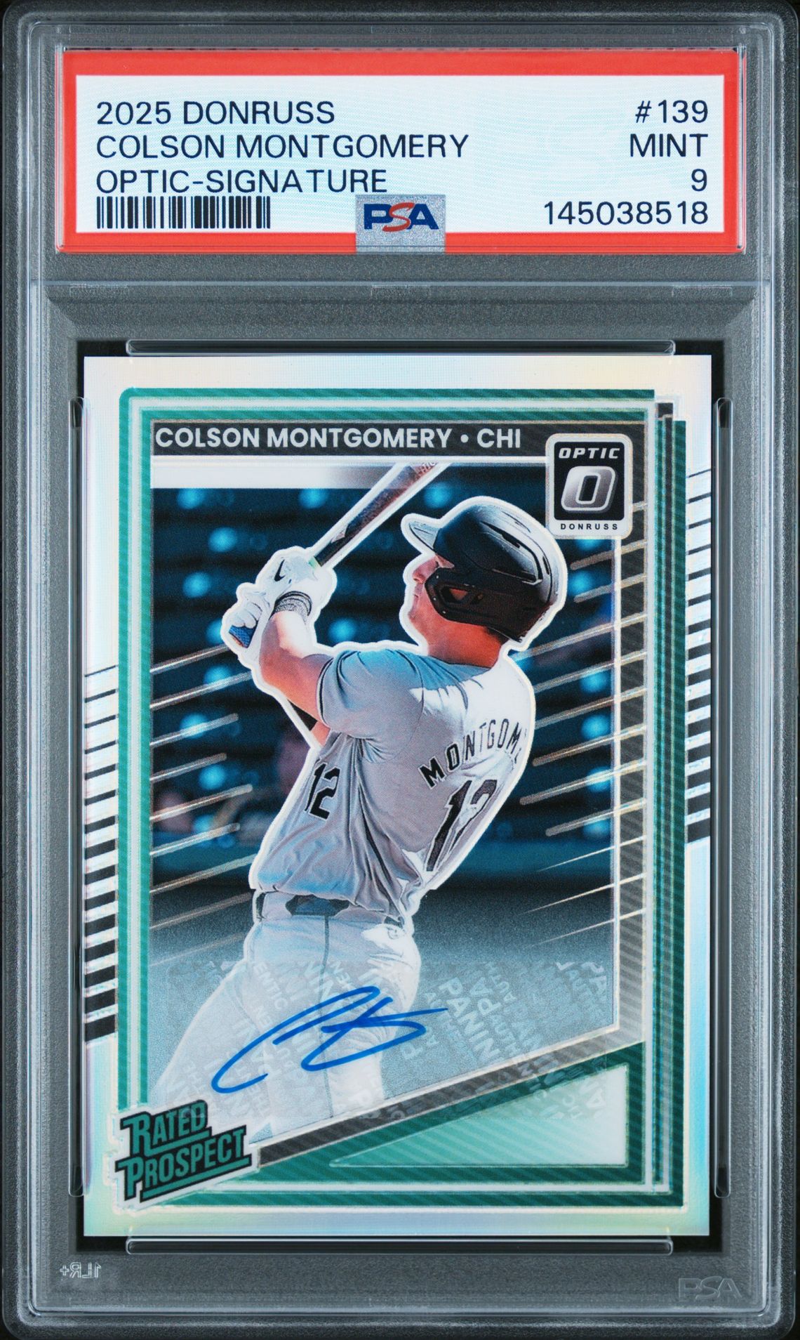 2025 Panini PANINI DONRUSS OPTIC-SIGNATURE #139 Colson Montgomery front