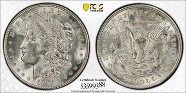 1921-D $1 MS64