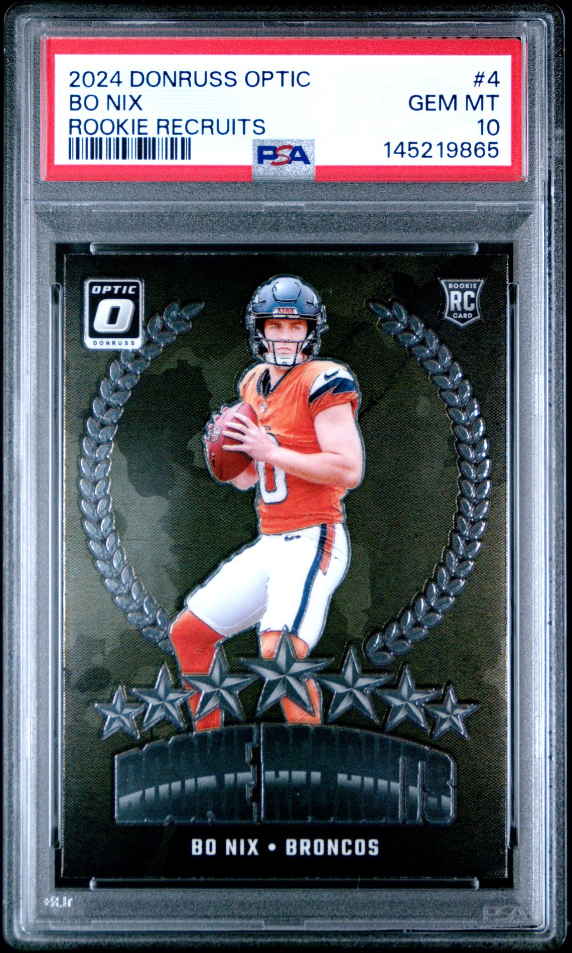 2024 Panini PANINI DONRUSS OPTIC ROOKIE RECRUITS #4 Bo Nix front