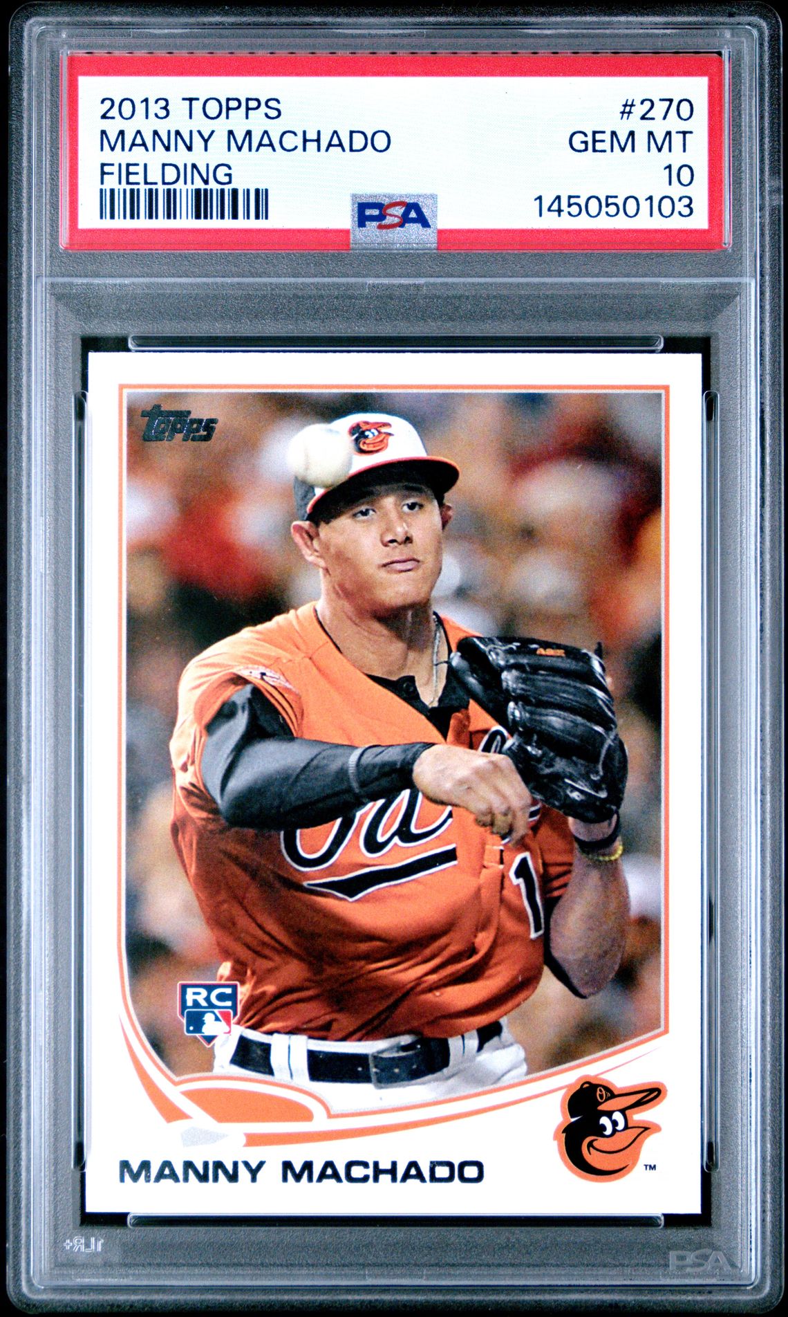 2013 Topps TOPPS FIELDING #270 Manny Machado front
