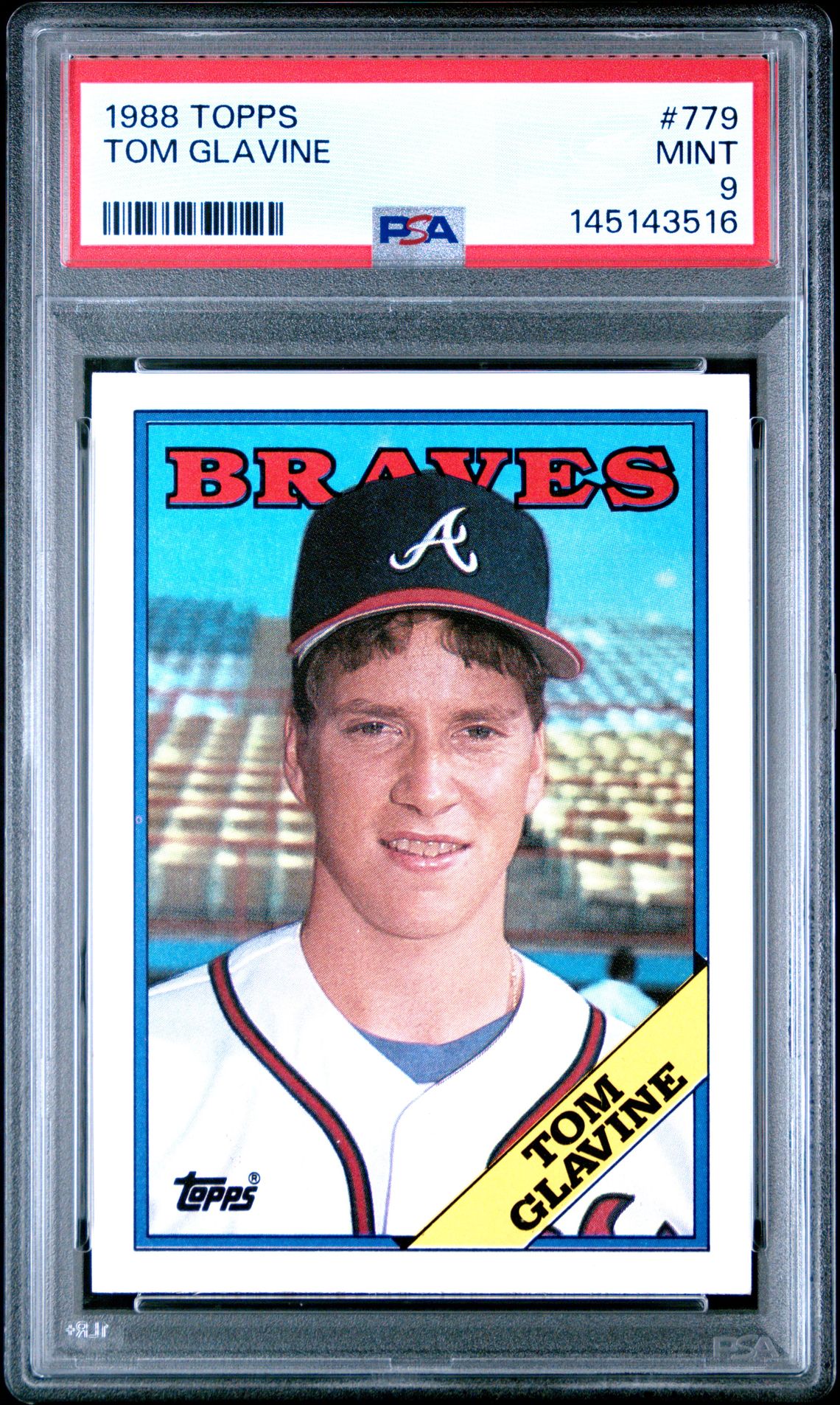 1988 Topps TOPPS #779 Tom Glavine front