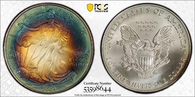 2004 $1 Silver Eagle MS68