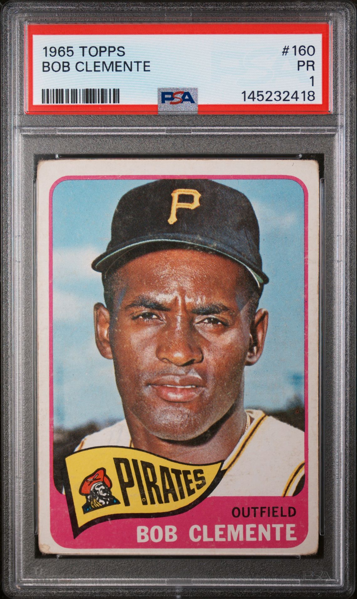 1965 Topps #160 Bob Clemente front