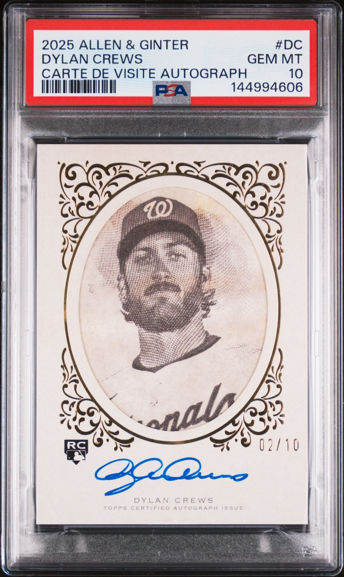 2025 Topps Topps Chrome #DC Dylan Crews front