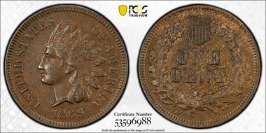 1869 1C AU50BN