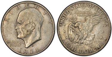 1971-S $1 Silver XF45