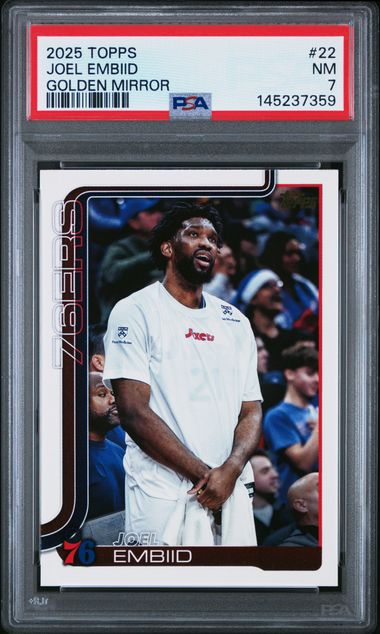 2025 Topps #22 Joel Embiid front