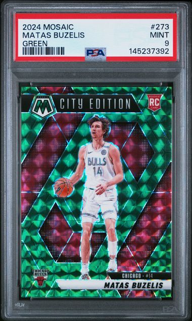 2024 Panini Mosaic Green #273 Matas Buzelis front