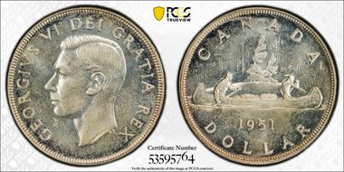 1951 S$1 SWL MS63