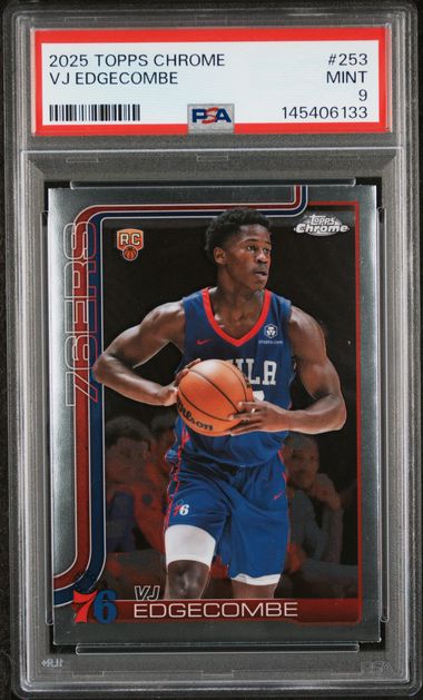 2025 Topps Topps Chrome #253 Vj Edgecombe Philadelphia front