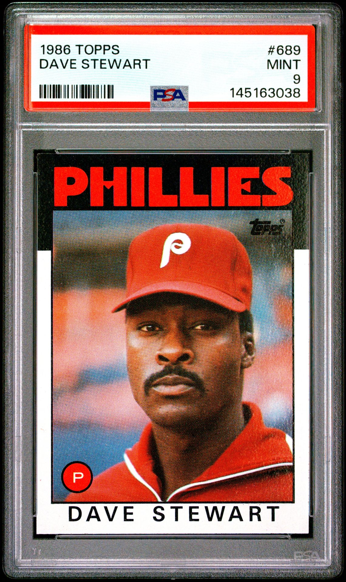 1986 Topps TOPPS #689 Dave Stewart front