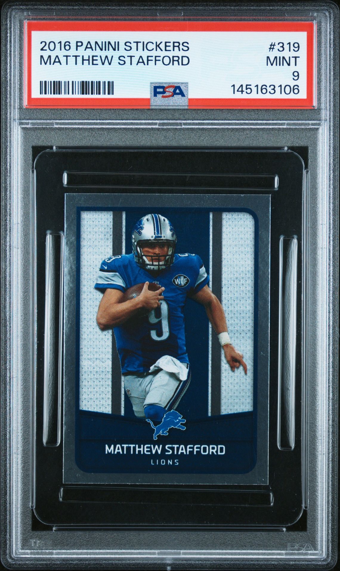 2016 Panini PANINI STICKERS #319 Matthew Stafford front