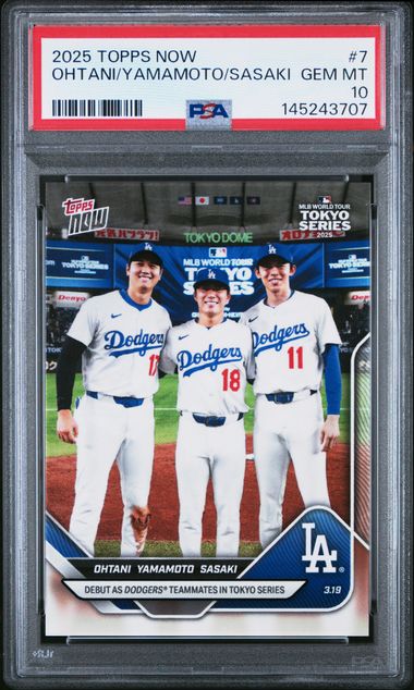 2025 Topps Topps Now #7 Shohei Ohtani front