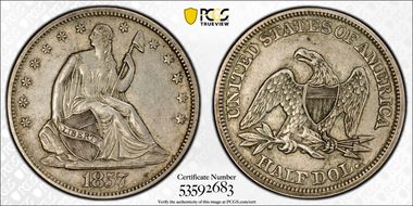 1857 50C XF45