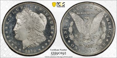 1878-S $1 MS64