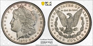 1879-S $1 MS65