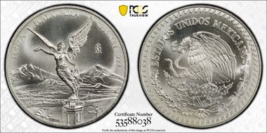 1996-Mo Onza Libertad Ag MS69