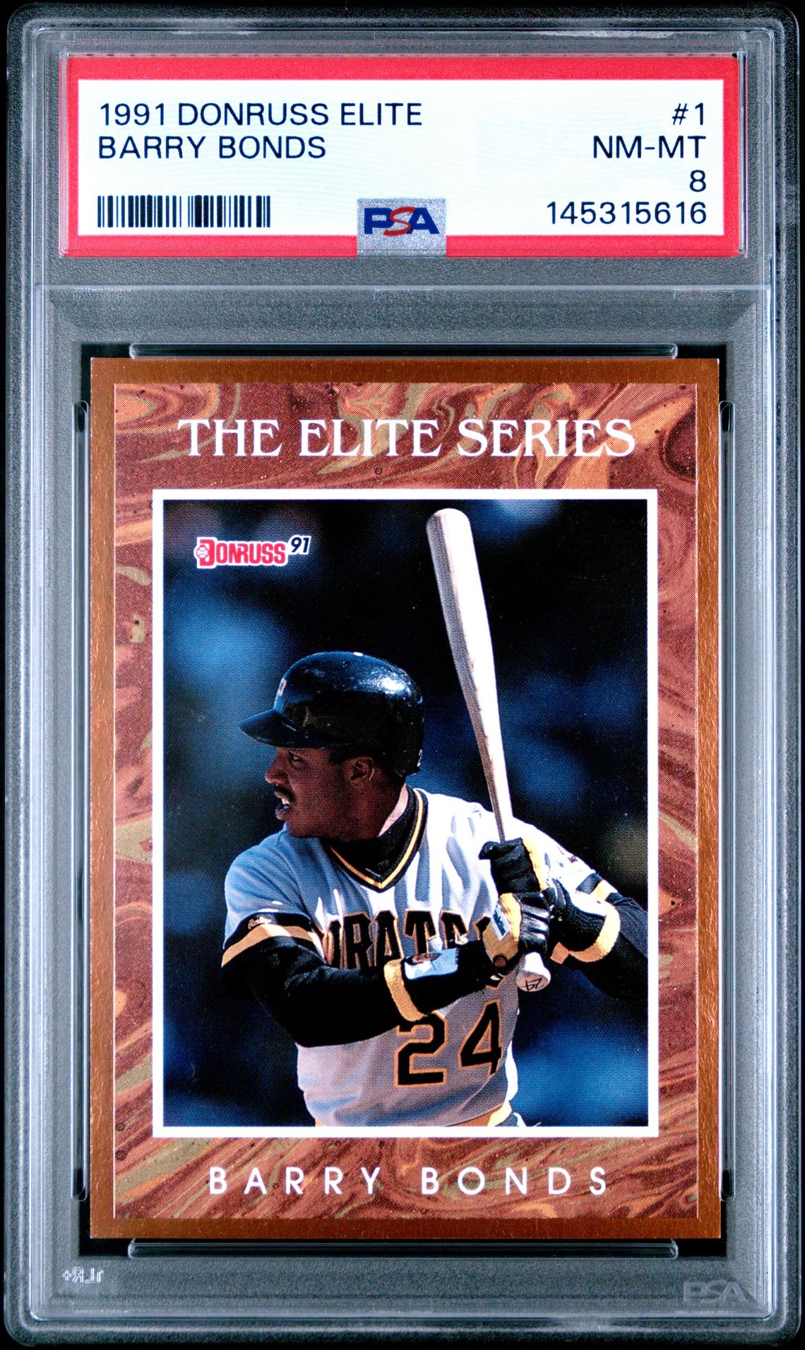 1991 Panini DONRUSS ELITE #1 Barry Bonds front