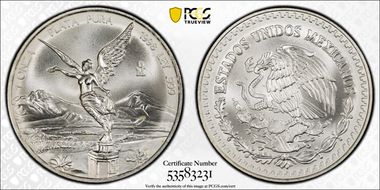 1998-Mo Onza Libertad Ag MS67