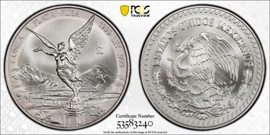 1999-Mo Onza Libertad Ag MS69