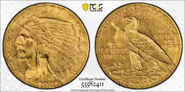 1925-D $2.50 MS64
