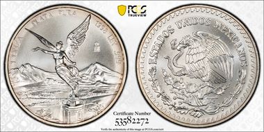 1998-Mo Onza Libertad Ag MS68