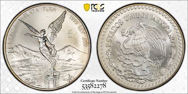 1999-Mo Onza Libertad Ag MS68
