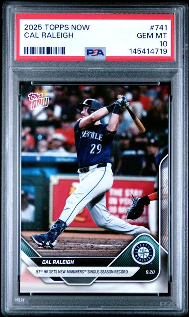 2025 Topps TOPPS NOW #741 Cal Raleigh front