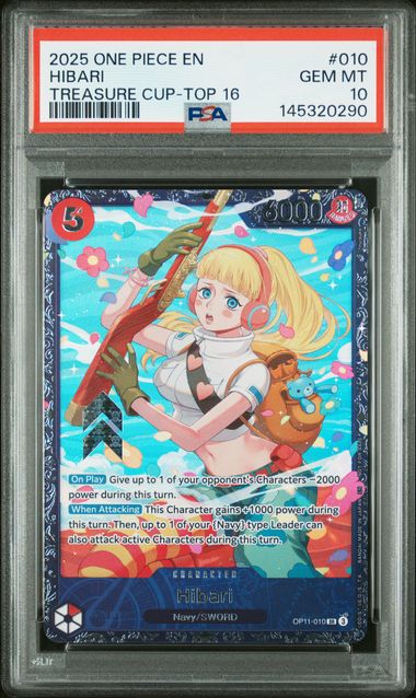 2025 ONE PIECE PROMOS #010 HIBARI TREASURE CUP-TOP 16