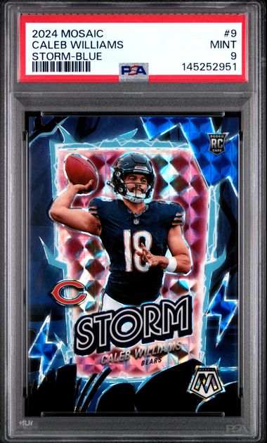 2024 Panini Prizm Blue #9 Caleb Williams front