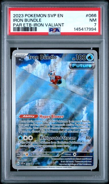 2023 Pokemon Svp En Par Etb-Iron Valiant PAR ETB-IRON VALIANT #066 Iron Bundle front