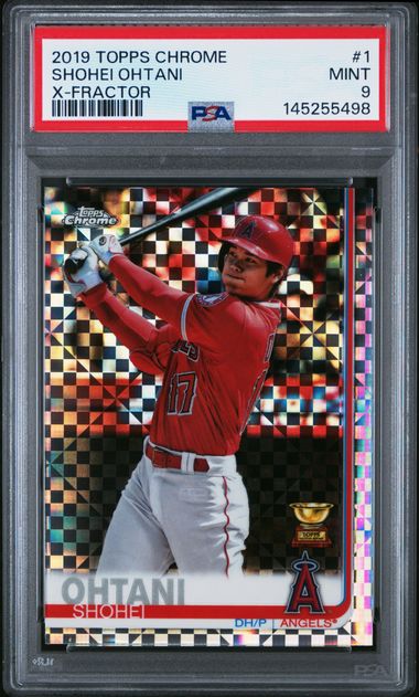 2019 Topps TOPPS CHROME X-FRACTOR #1 Shohei Ohtani front
