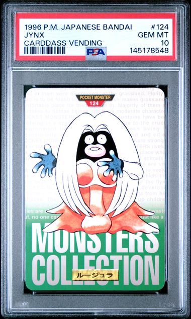 Jynx card PSA 10, cert 145178548