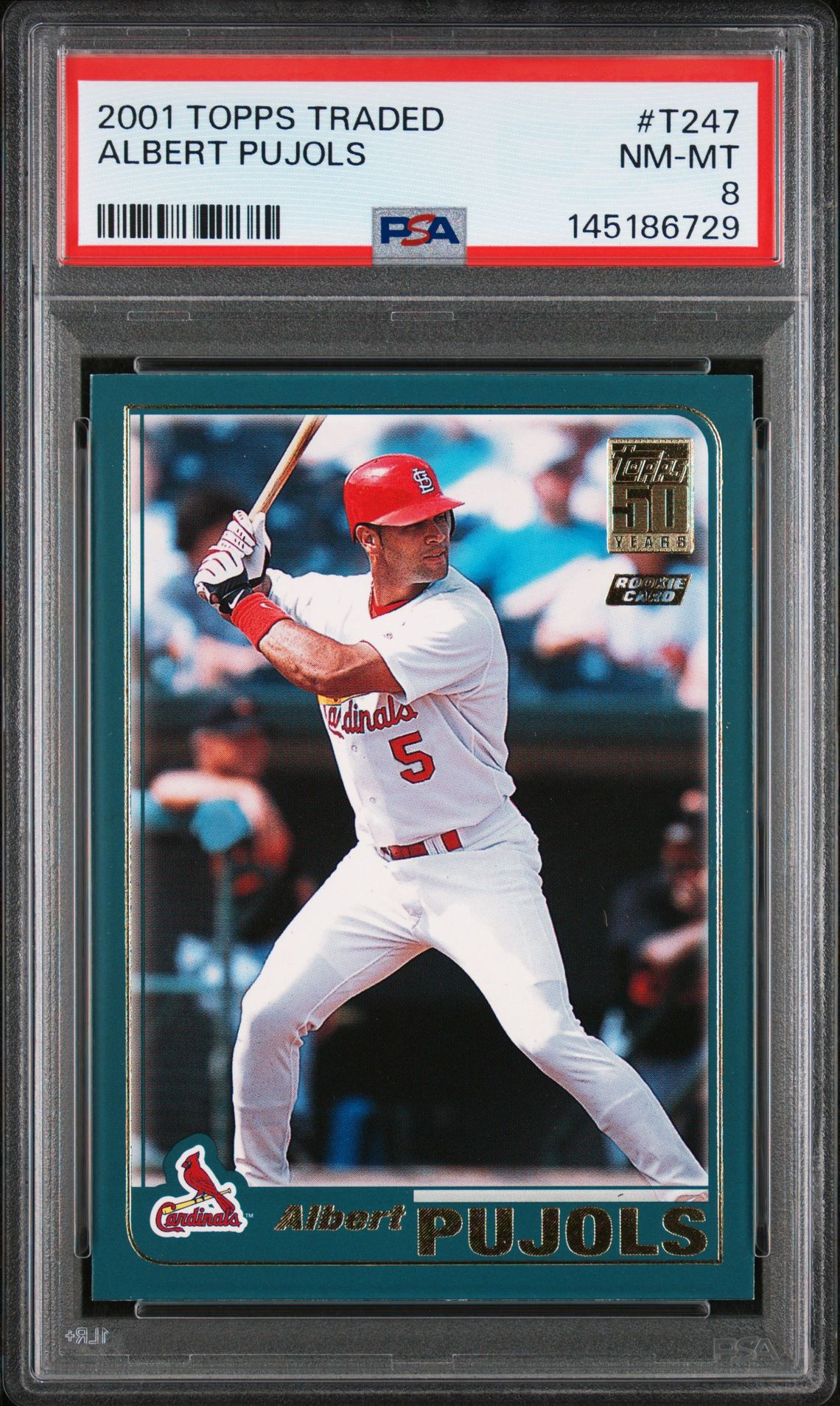 2001 Topps TOPPS TRADED #T247 Albert Pujols front
