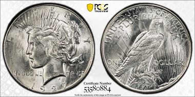 1927-S $1 MS63