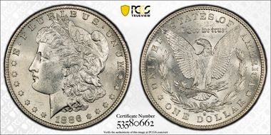 1886-S $1 MS62