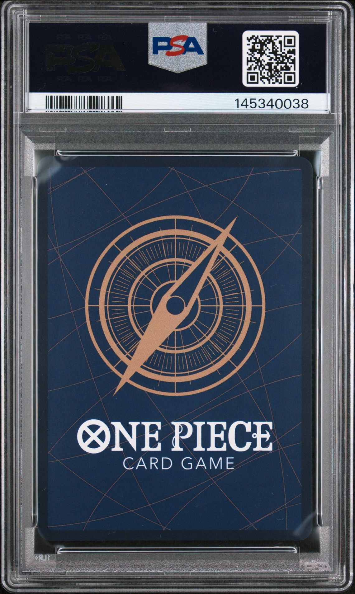 2025 One Piece Simplified Chinese Promos Monkey D. Luffy #073 (Bandai Card Games Fest) Gem Mt 10 back view - PSA certificate #145340038