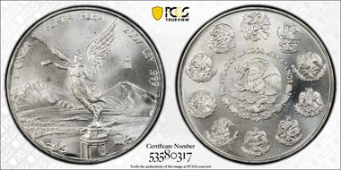 2007-Mo Onza Libertad Ag MS66