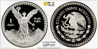 1992-Mo Onza Libertad Ag PR69DCAM